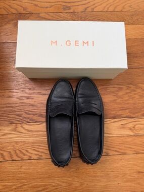M. Gemi - Pastoso - Black leather - size 40/US 9